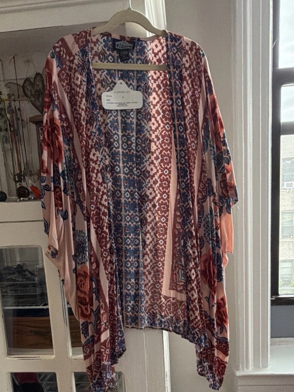 NWT Angie Multi Colored Kimono - Size Small